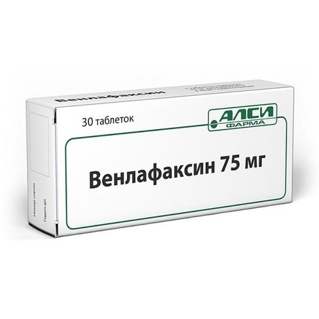 Венлафаксин таблетки 75 мг, 30 шт.