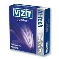 Презерватив VIZIT Hi-Tech Comfort (комфорт), 3 шт.