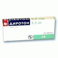 Диротон таблетки 2,5 мг, 28 шт.