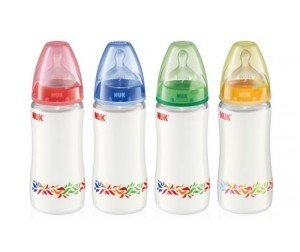 Бутылочка детская NUK First Choice пластик с антиколиковой соской из силикона М р. 1 300мл (арт. 10 741 227)