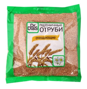 Отруби Dr.DiaS пшеничные 200г очищающие