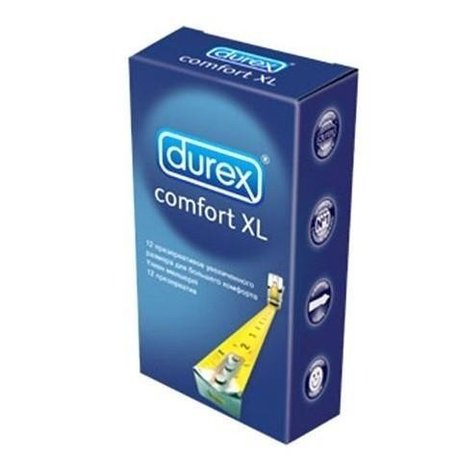 Презерватив DUREX Comfort XL (экстра длинные), 12 шт.