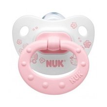 Соска-пустышка NUK Baby Rose для сна силиконовая разм. 1 (арт. 10 729 575)