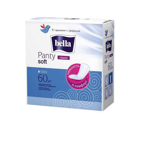 Прокладки гигиенические BELLA PANTY Classic, 60 шт.