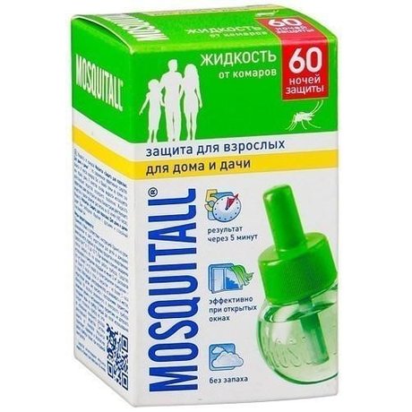 Москитол жидкость  "Защита для взрослых" , 30 мл (60 ночей)