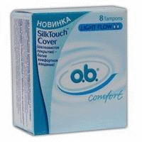 Тампоны гигиенические O.B. ProComfort Light Flow,  8 шт.