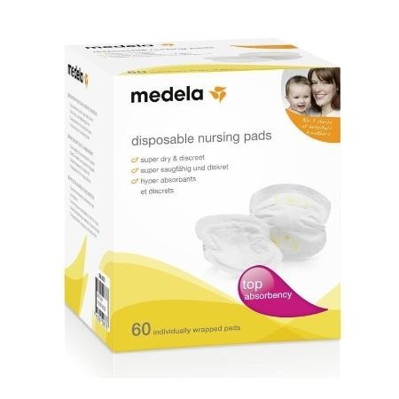 Прокладки для бюстгалтера для кормящих матерей MEDELA одноразовые, 60 шт.