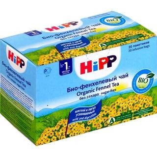 Чай HIPP ФЕНХЕЛЬ фильтр-пакеты 1,5г, 20 шт.