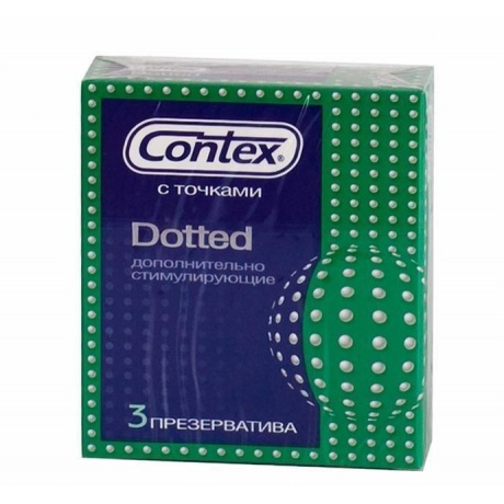 Презерватив CONTEX №3 Dotted (точечная структура)
