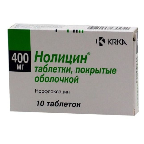 Нолицин таблетки 400 мг, 10 шт.