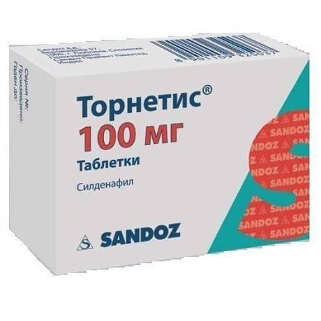 Торнетис таблетки 100 мг, 1 шт.