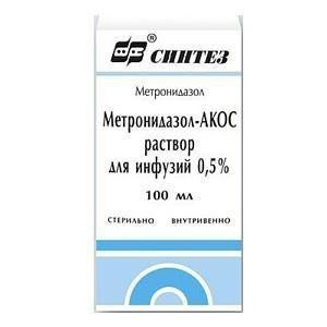 Метронидазол-АКОС раствор 5мг/мл, 100 мл