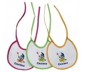 Нагрудник детский СКАЗКА набор, 3 шт.  (арт. 2113)