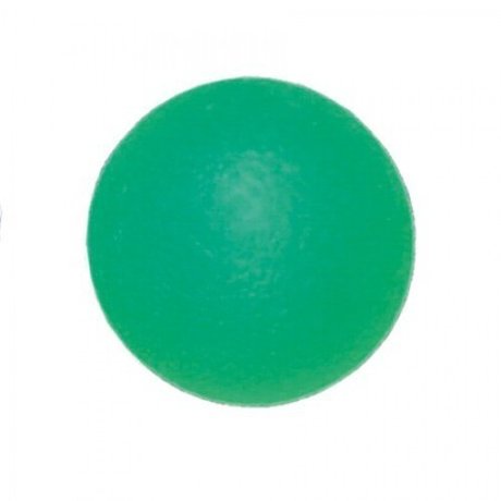 Мяч массажный для кисти 5 см полужесткий силикон зеленый (арт. L 0350 M)