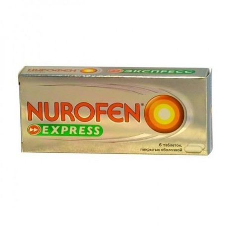 Нурофен Экспресс таблетки 200 мг, 6 шт.