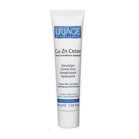 Uriage Cu-Zn+ крем дерматологический против раздражений, 40 мл