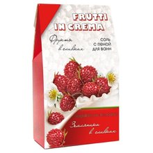 Соль для ванн с пеной FRUTTI IN CREMA Земляника в сливках 500 г