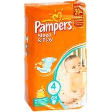 Подгузники PAMPERS Sleep  Play Maxi (7-14кг),  68 шт. 