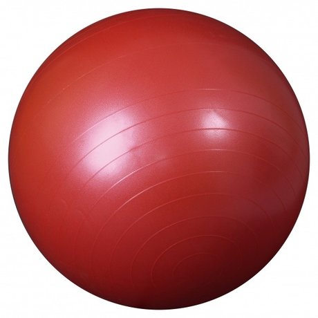 Мяч гимнастический d65см с ABS (арт. L 0765b) (в коробке с насосом) (красн.)