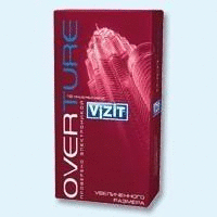 Презерватив VIZIT OVERTURE Large (увеличенный размер),  12 шт.