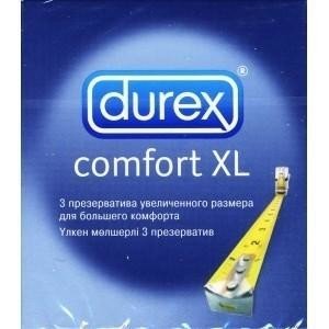 Презерватив DUREX Comfort XXL (увеличенного размера), 3 шт.