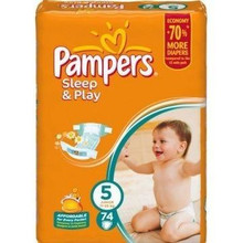 Подгузники PAMPERS Sleep  Play Junior (11-18кг), 74 шт.