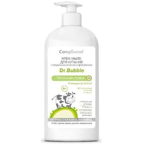 Крем-мыло COMPLIMENT Dr.Bubble Молочная страна, 400 мл