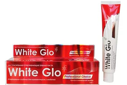 Зубная паста WHITE GLO отбеливающая профессиональный выбор, 100 г