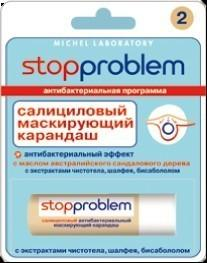 Карандаш Michel Laboratory Stopproblem салициловый маскирующий антибактериальный тон-1 4,7 г