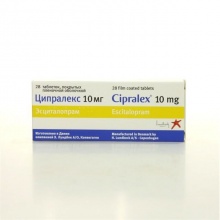 Ципралекс таблетки 10 мг, 28 шт.