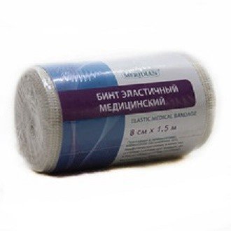 Бинт эластичный МЕРИДИАН 1,5м х 8см
