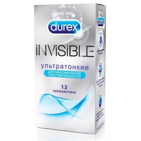 Презерватив DUREX Invisible, 12 шт.
