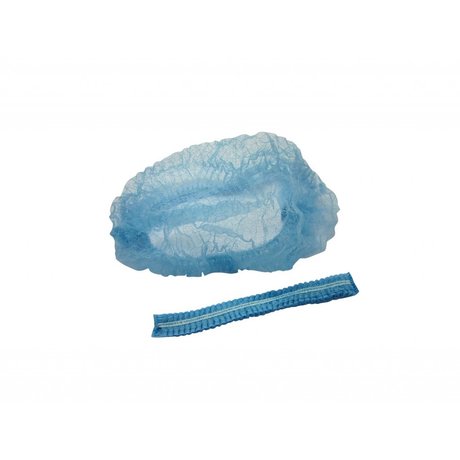 Шапочка берет (голубая) (основа нетканая арт. MCBB)