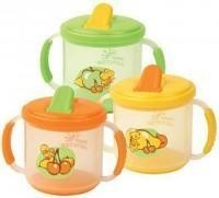 Поильник МИР ДЕТСТВА 17008 с двумя ручками прозрачный 200мл