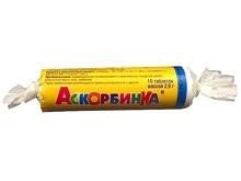 Аскорбиновая кислота с сахаром ЭКО таб. 2,9г, 10 шт.