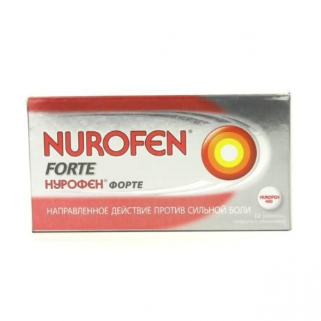 Нурофен форте таблетки 400 мг, 12 шт.