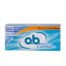 Тампоны гигиенические O.B. ProComfort Super, 16 шт.