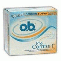 Тампоны гигиенические O.B. ProComfort Super, 8 шт.