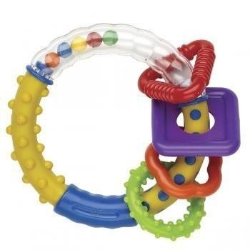 Прорезыватель для зубов МИР ДЕТСТВА 21356 С рельефными фигурками погремушками