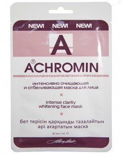 Маска косметическая АХРОМИН для лица интенсивно очищающая и отбеливающая 30мл