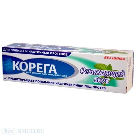 Корега крем Защита десен фиксации, 40 г