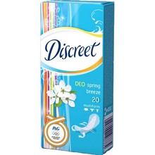 Прокладки гигиенические DISCREET Deo Spring Breeze Single, 20 шт.