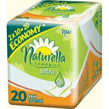 Прокладки гигиенические NATURELLA Normal с крылышками, 20шт