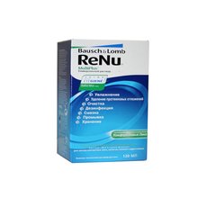 Раствор для контактных линз RENU Multi Plus 120мл + контейнер