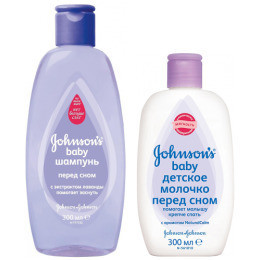 Шампунь детский ДЖОНСОН baby перед сном 300 мл + молочко Перед сном 300 мл