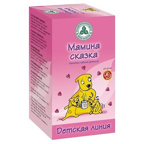 Чайный напиток МАМИНА СКАЗКА для детей фильтр-пакет 1,5 г, 20 шт.