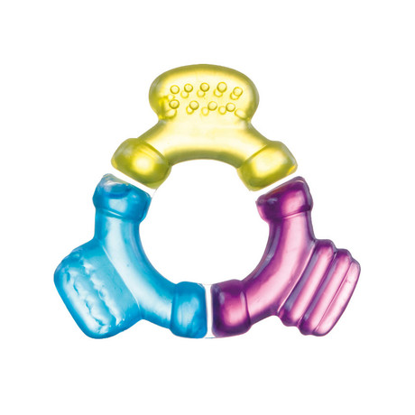 Прорезыватель для зубов CANPOL BABIES водный "Руль" 3-х цветный (арт. 2/859)
