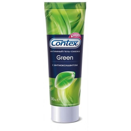 Гель-смазка CONTEX Green Plus, 30 мл