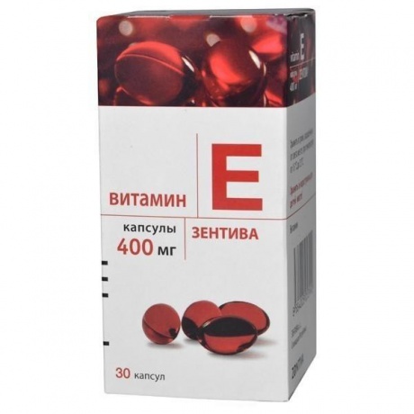 Витамин Е Зентива капсулы 400 мг, 30 шт.