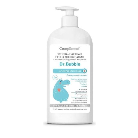 Пенка COMPLIMENT Dr.Bubble успокаивающая с эктрактами,  400мл